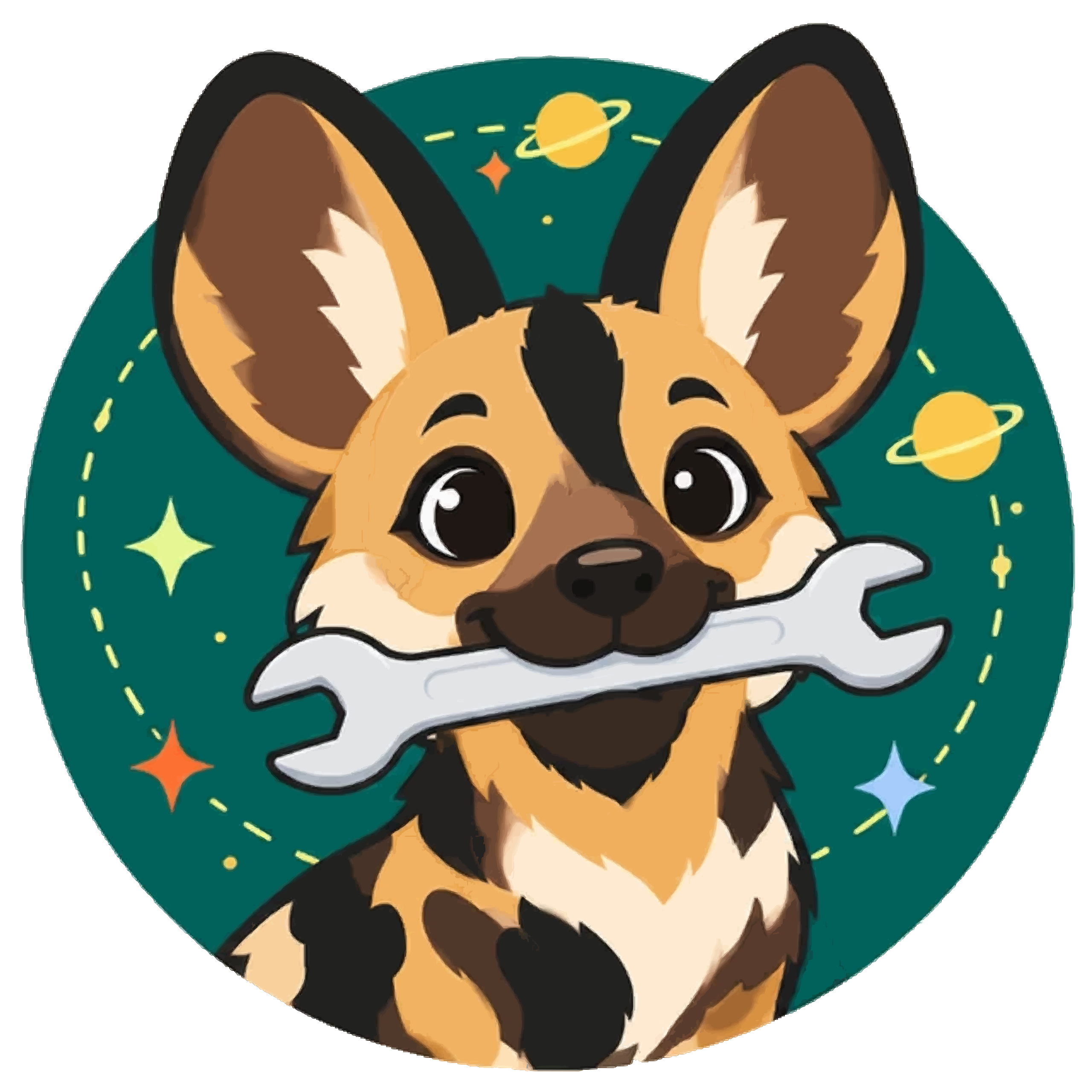 Patch, the Space Works mascot